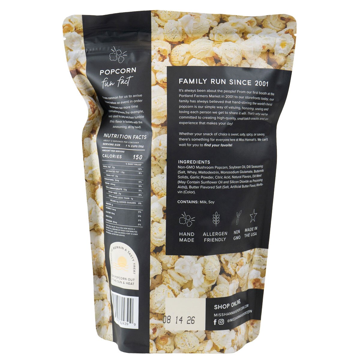 Miss Hannah's Pickle Gourmet Popcorn